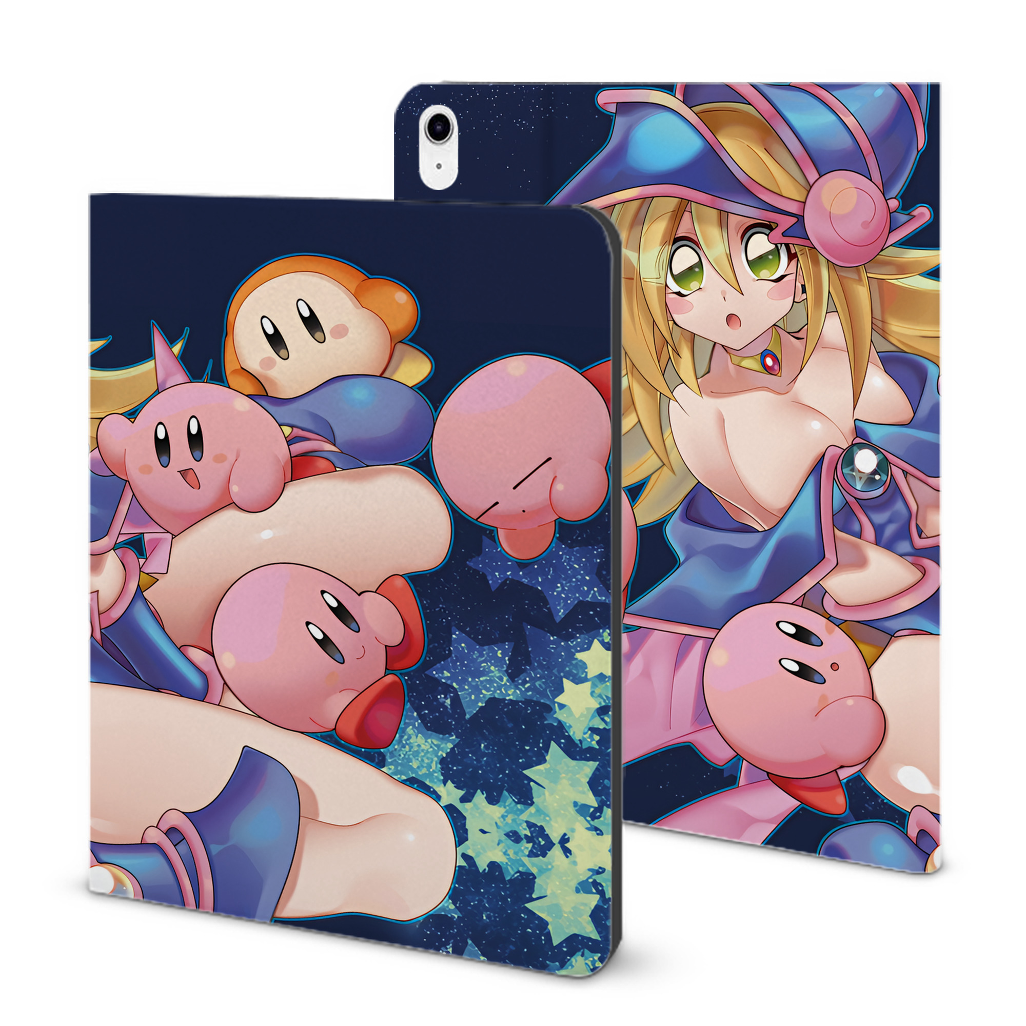 （画像用） 遊☆戯☆王 Yu-Gi-Oh! IPad ケース ブック型 PUレザー TPU 耐衝撃 軽量 薄型 ペン収納なし 全面保護 IPad 各モデル対応